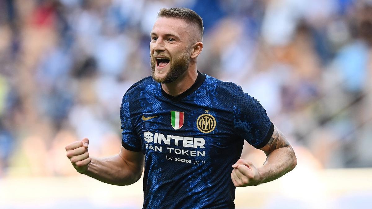 El central eslovaco, Milan Skriniar, con el Inter de Milan