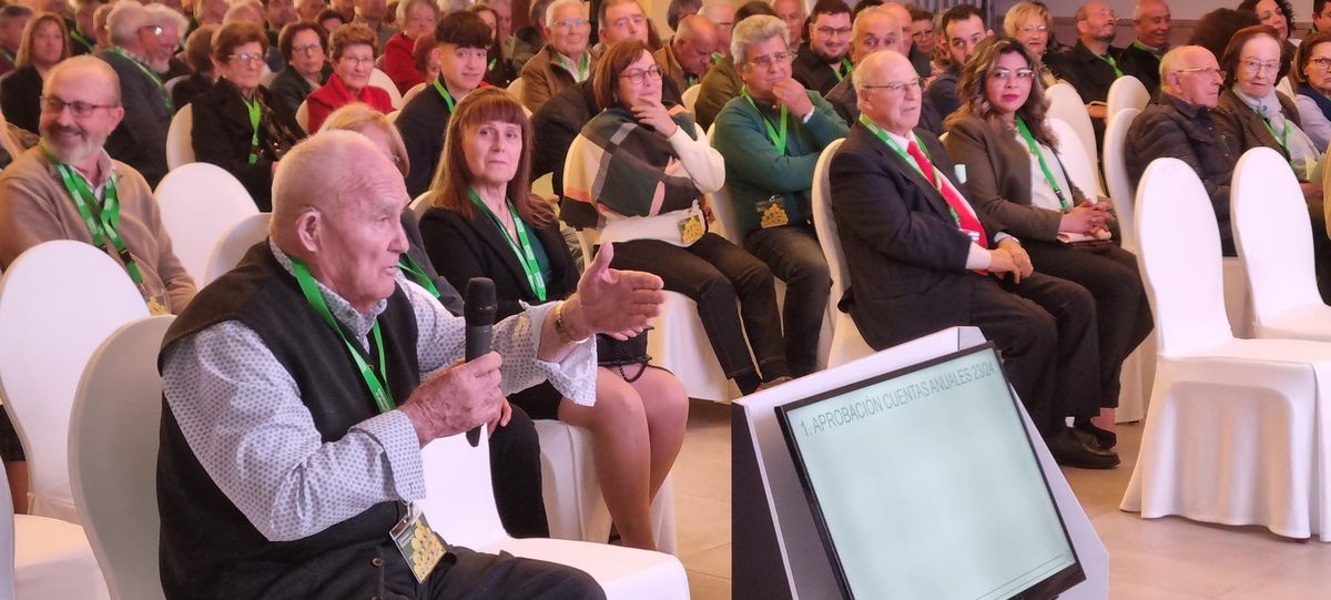 La alta participación de los socios cooperativistas, nota positiva de la asamblea anual.