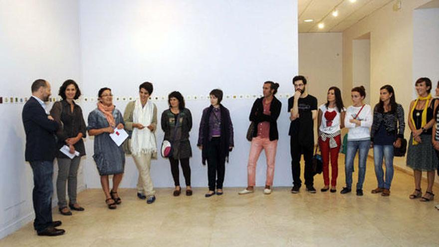 Los artistas participantes en la exposición.  // Noé Parga