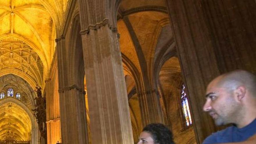 Los maestros están desde ayer en la Catedral de Sevilla.