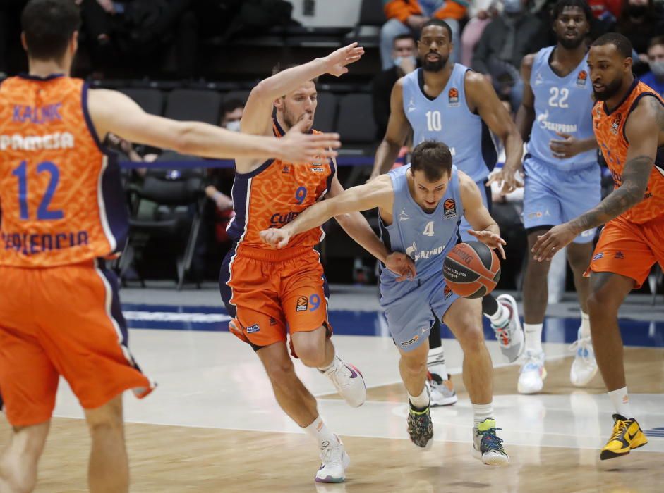 Zenit - Valencia Basket, en imágenes