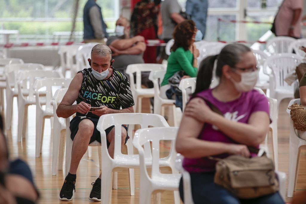 Vacunación del grupo de edad 40-49 en Lorca