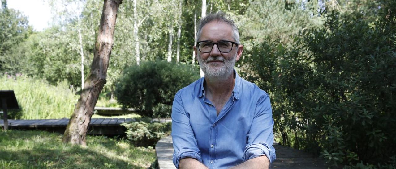 Rafael Cofiño, en el Jardín Botánico de Gijón. | Ángel González