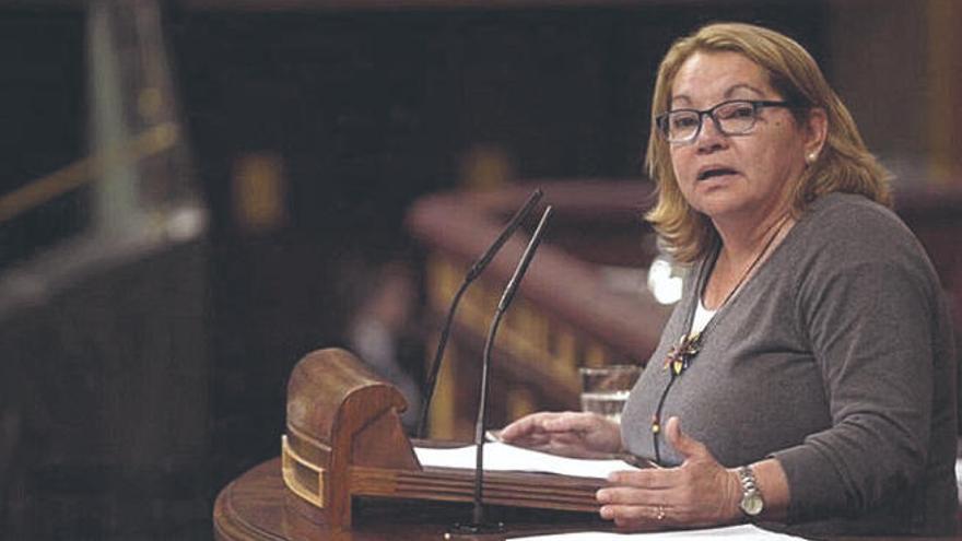 Meri Pita, en el Congreso de los Diputados.