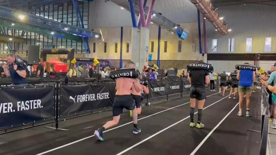 El 'hyrox', la combinación de 'cardio' y fuerza que reúne a miles de personas en Málaga
