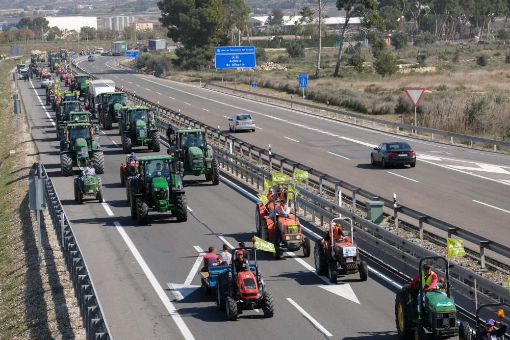 Tractorada en defensa del campo alicantino