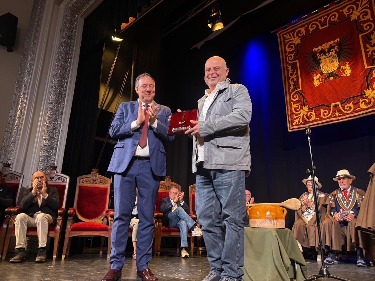 EN IMÁGENES: Pedro Morán y Joaquín Pajarón, protagonistas de les Fabes de Villaviciosa