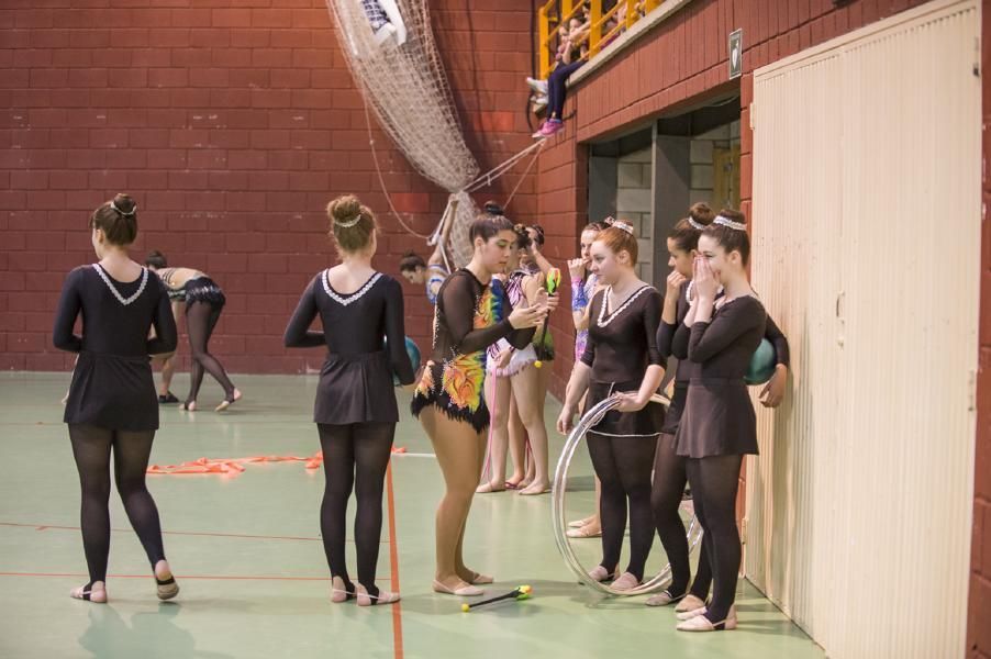 Exhibición de la Escuela de gimnasia rítmica