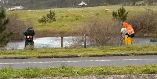 Nueva valla cinegética en el tómbolo de A Lanzada