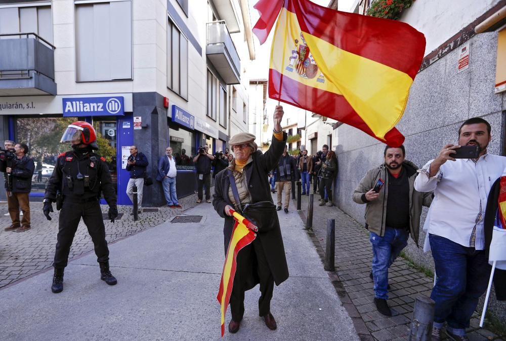 Tensión en el acto de Ciudadanos en Alsasua