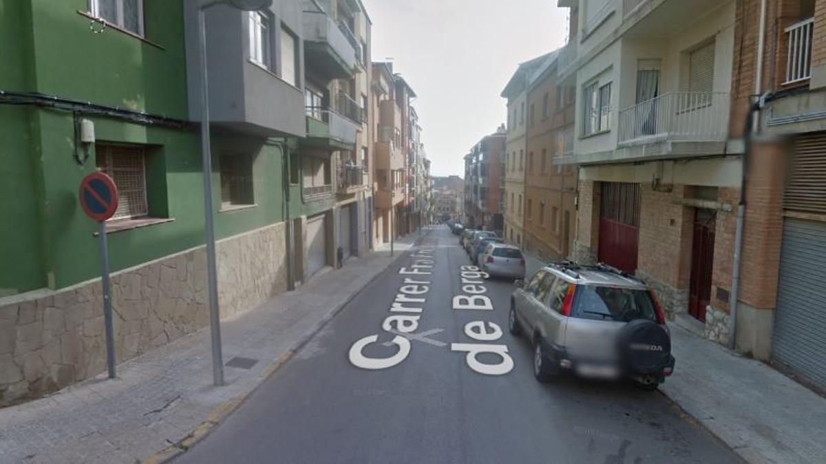 El carrer Fra Frederic de Berga