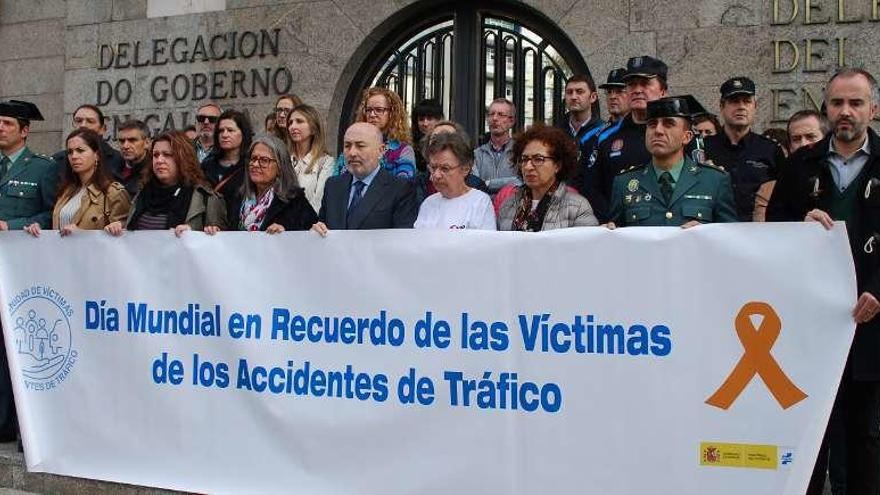 Concentración con motivo del Día Mundial en Recuerdo de las Víctimas de Accidentes de Tráfico.