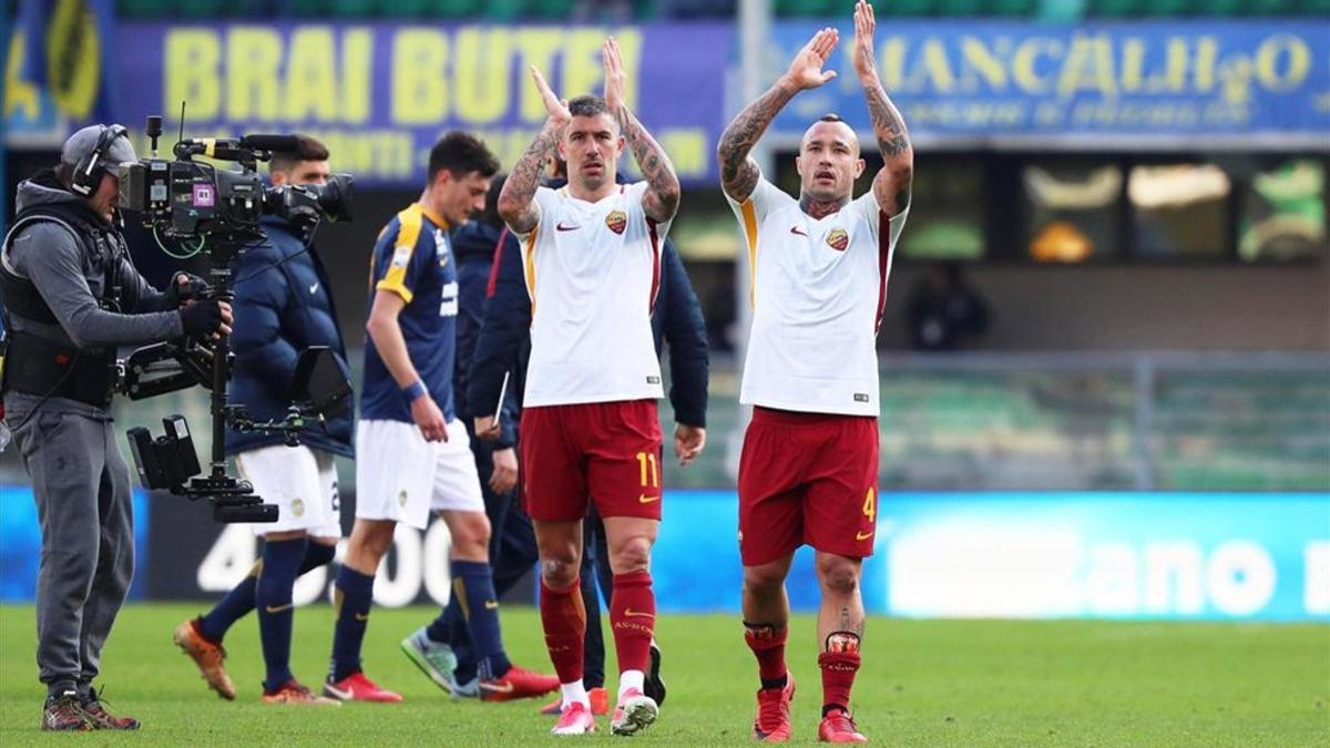 Un gol en los primeros minutos del encuentro fue suficiente para la Roma