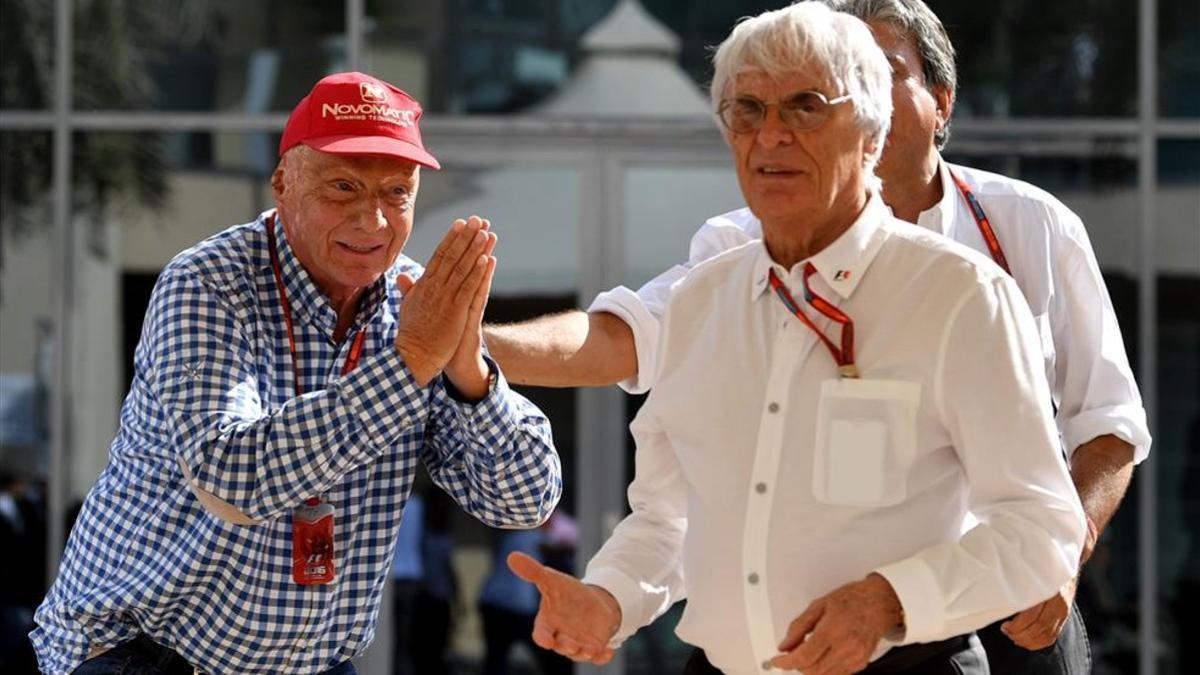 Lauda ironiza ante Ecclestone