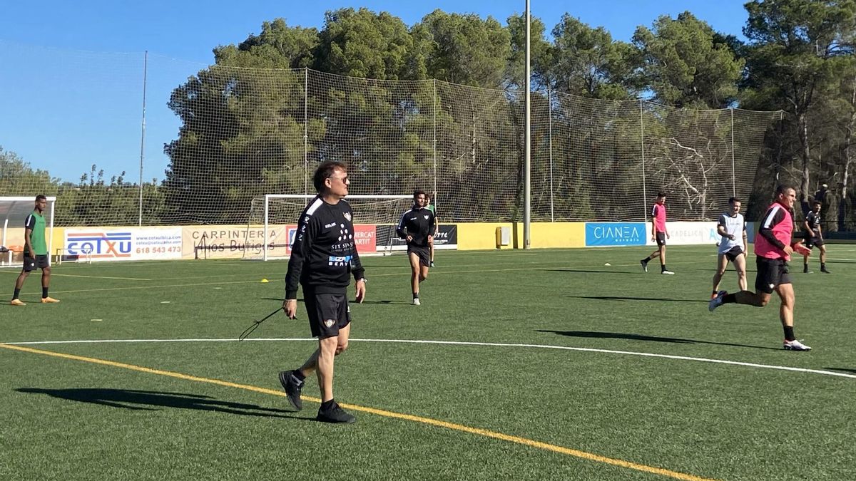 Ormaechea hoy en su primer entrenamiento