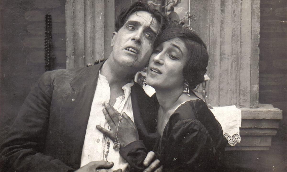 Anita Giner, en una escena dramática de una sus películas