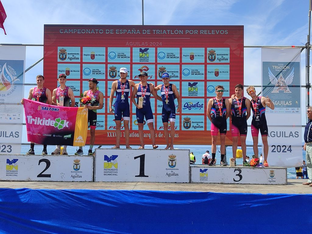 Campeonato de España de Triatlón de relevos en Águilas