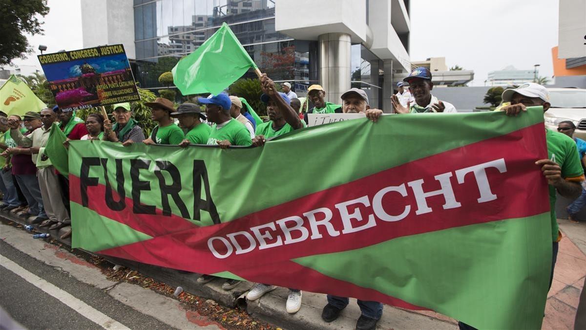 Manifestación contra la corrupción en Santo Domingo