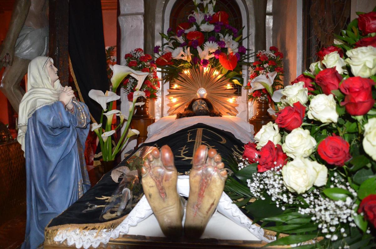 El Sepulcro, en la Semana Santa de Tauste.