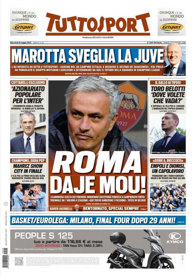 La portada de Tuttosport