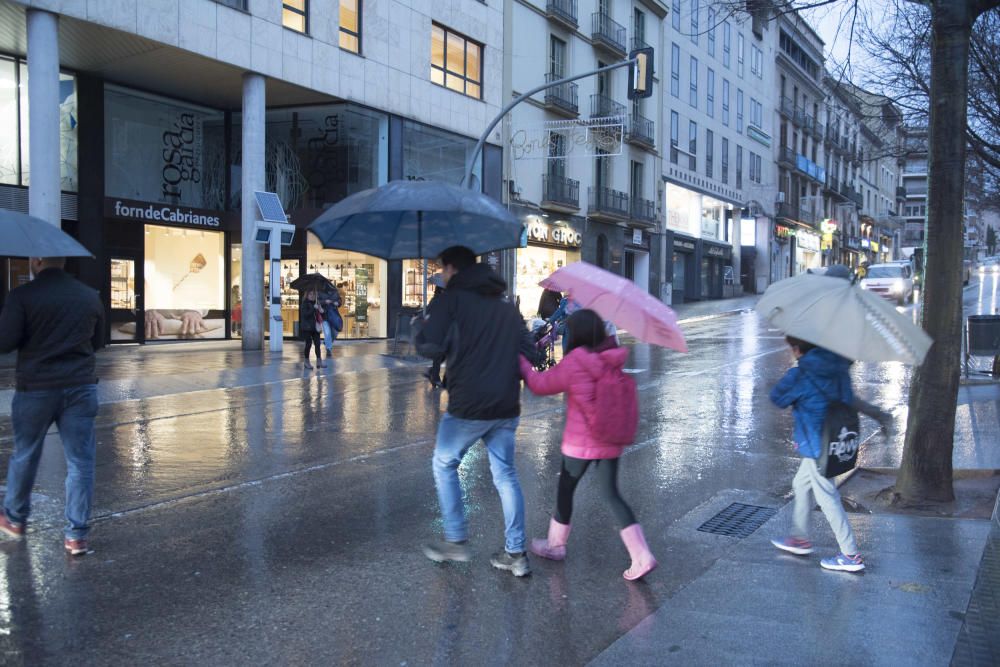 Dimarts de pluja a la Catalunya Central amb el pas de la borrasca Glòria