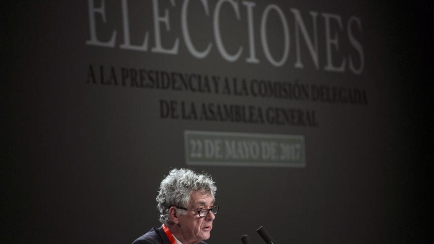 El presidente de la Real Federación Española de Fútbol (RFEF), Ángel María Villar