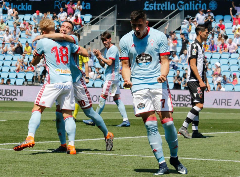 El Celta Levante, en imágenes