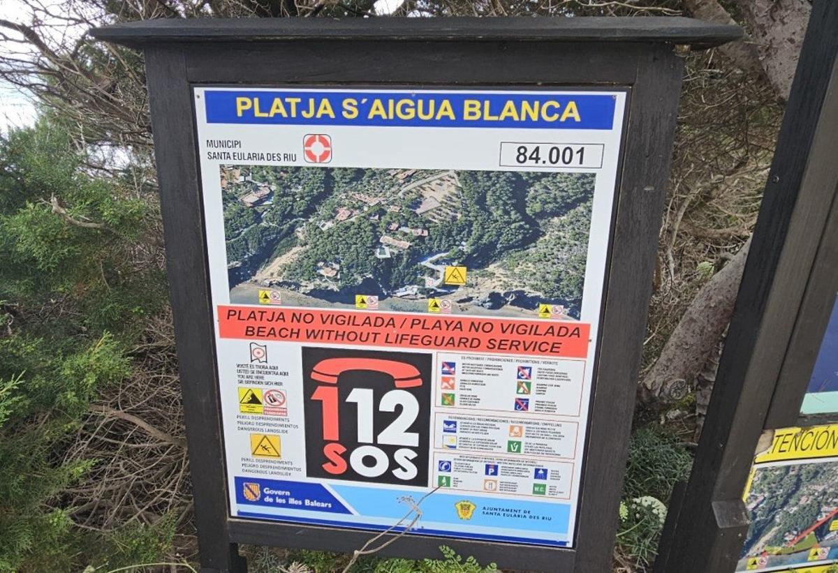 Santa Eulària deja s’Aigua Blanca sin socorristas ni servicios municipales este verano.