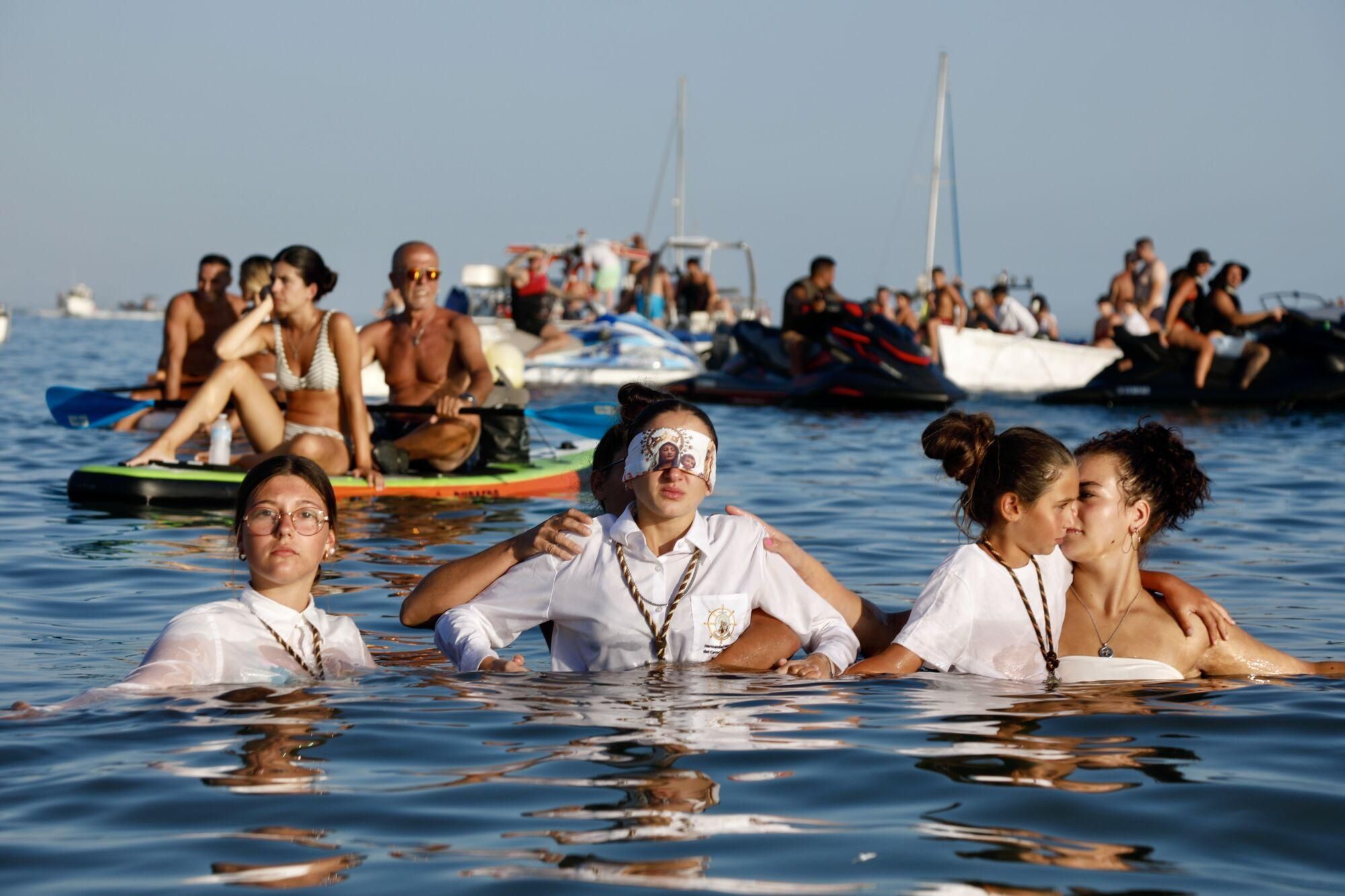 Procesión de la Virgen del Carmen de la barriada de El Palo
