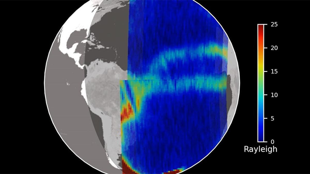 Los geofísicos han descubierto una inesperada formación X de plasma condensado en la ionosfera de nuestro planeta.