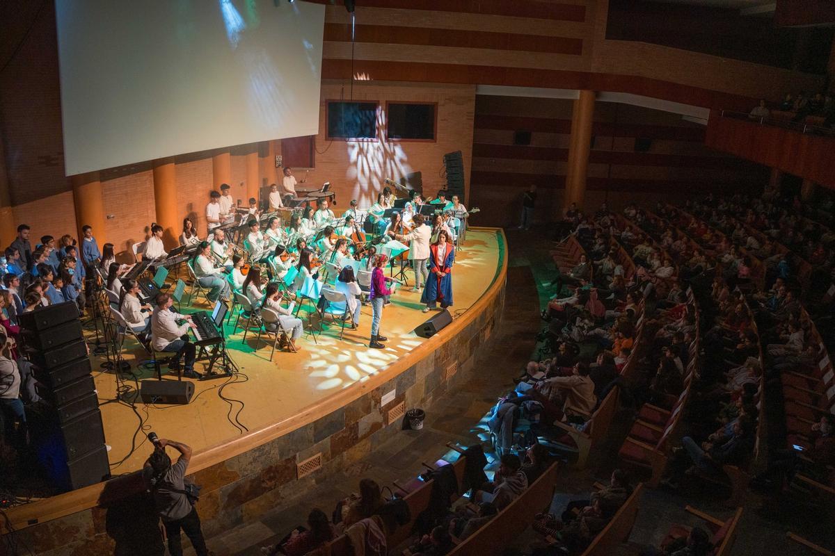 Concierto de la Joven Orquesta Ciudad de Mérida, este viernes.