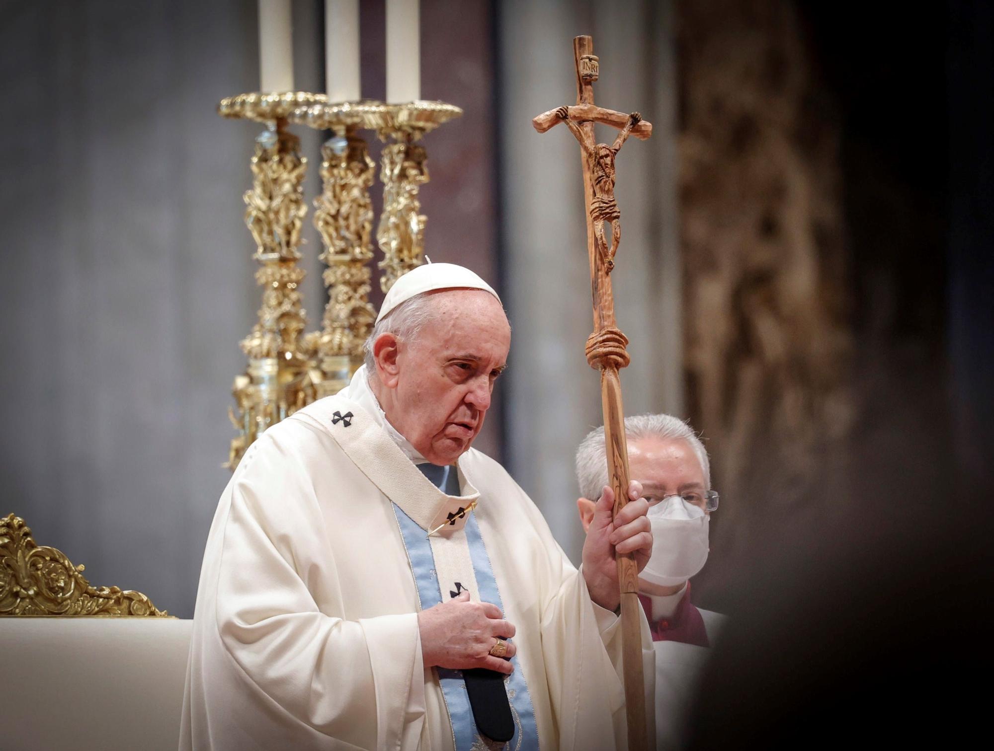 El Papa Francisco, en una eucaristía