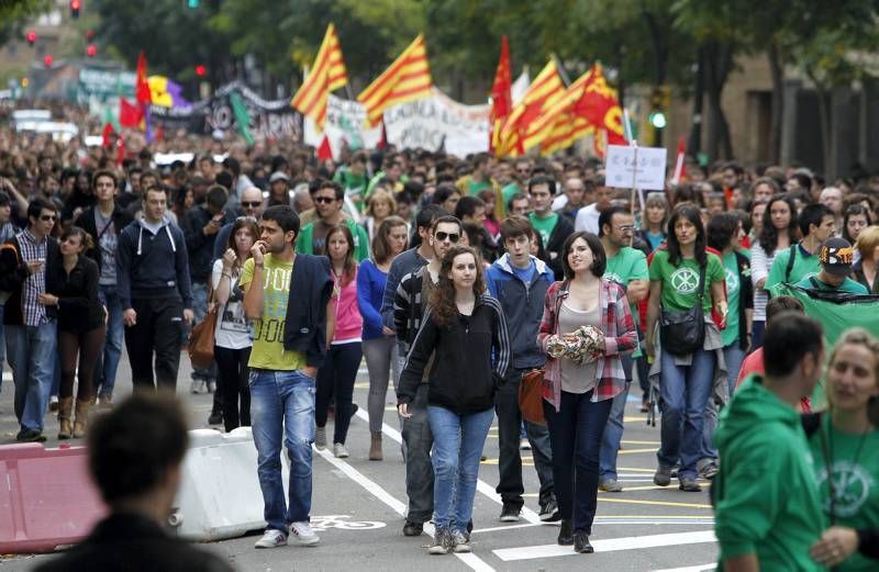 Fotogalería: Huelga educativa en Zaragoza