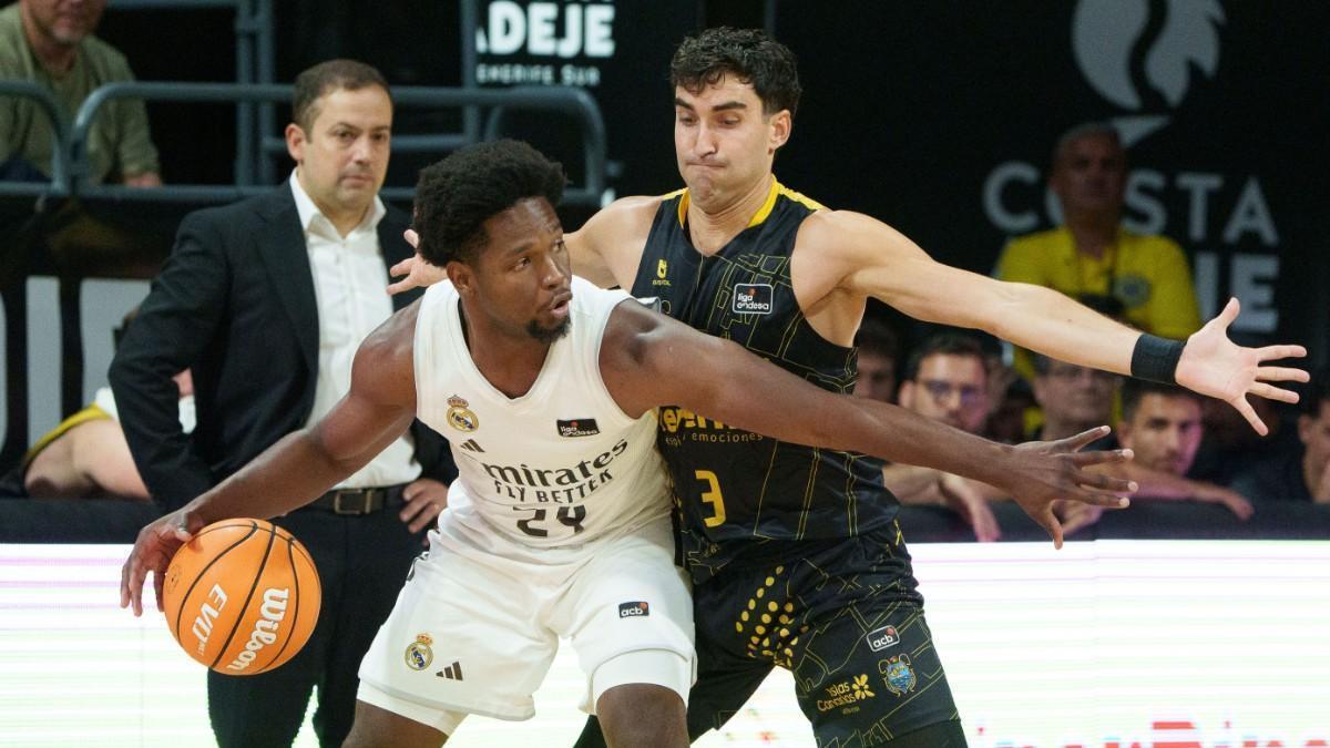 Real Madrid y La Laguna Tenerife se enfrentan en el tercer partido del play-off de la Liga Endesa