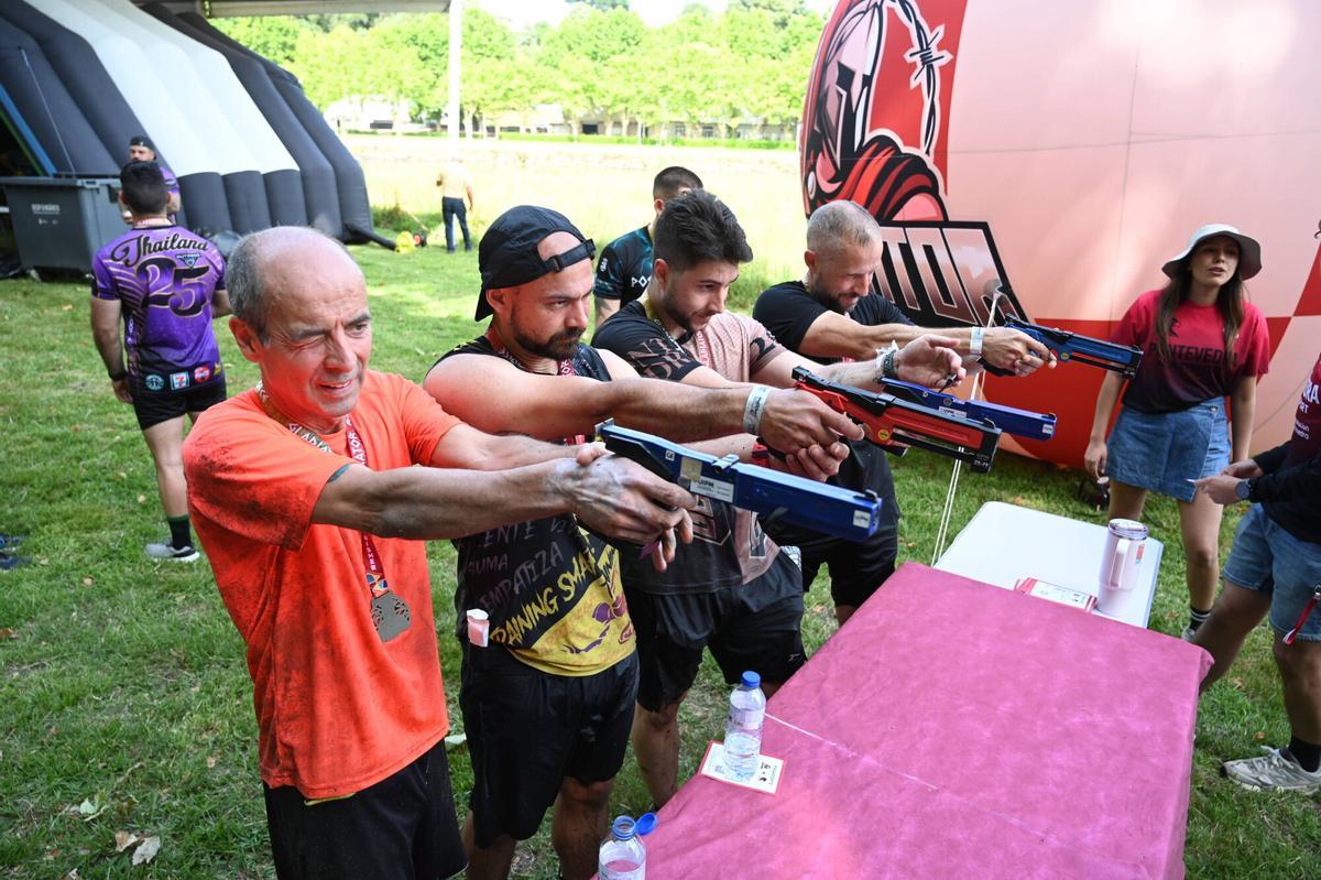 PONTEVEDRA.Celebración de la Gladiator Race en la Illa das Esculturas