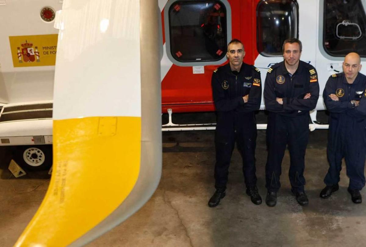 Los héroes del Cantábrico del "Helimer", "Asturianos del mes" por su valentía