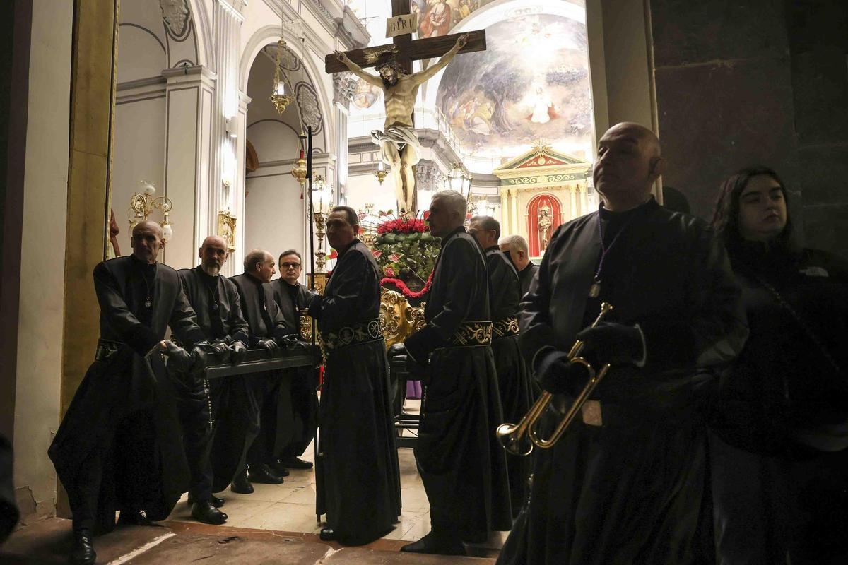 Así ha sido la Procesión del Silencio en Sagunt
