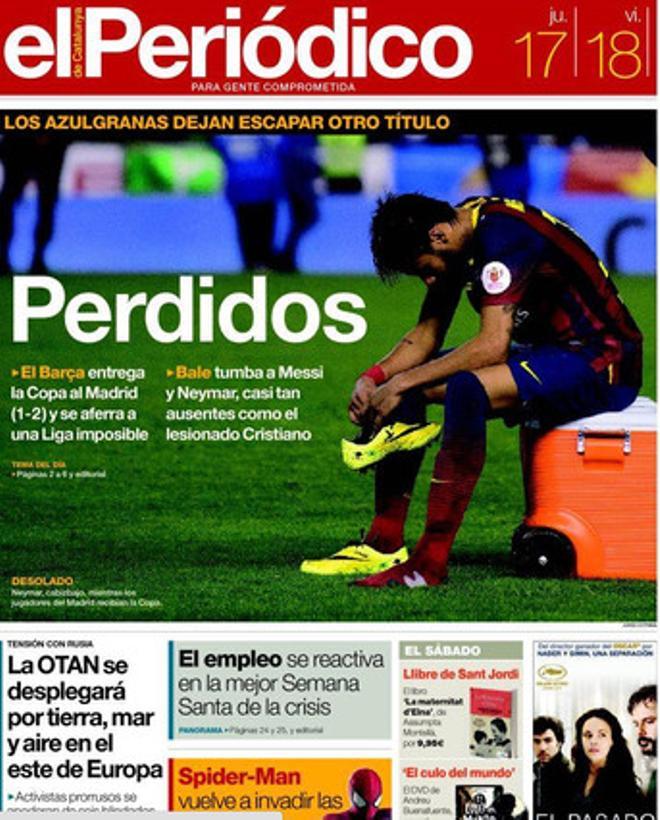 Así ve la prensa la derrota del Barça en la Copa