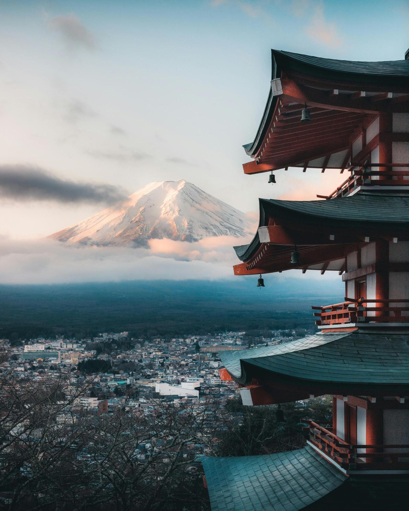 El monte Fuji es uno de los mejores lugares para visitar en Japón.