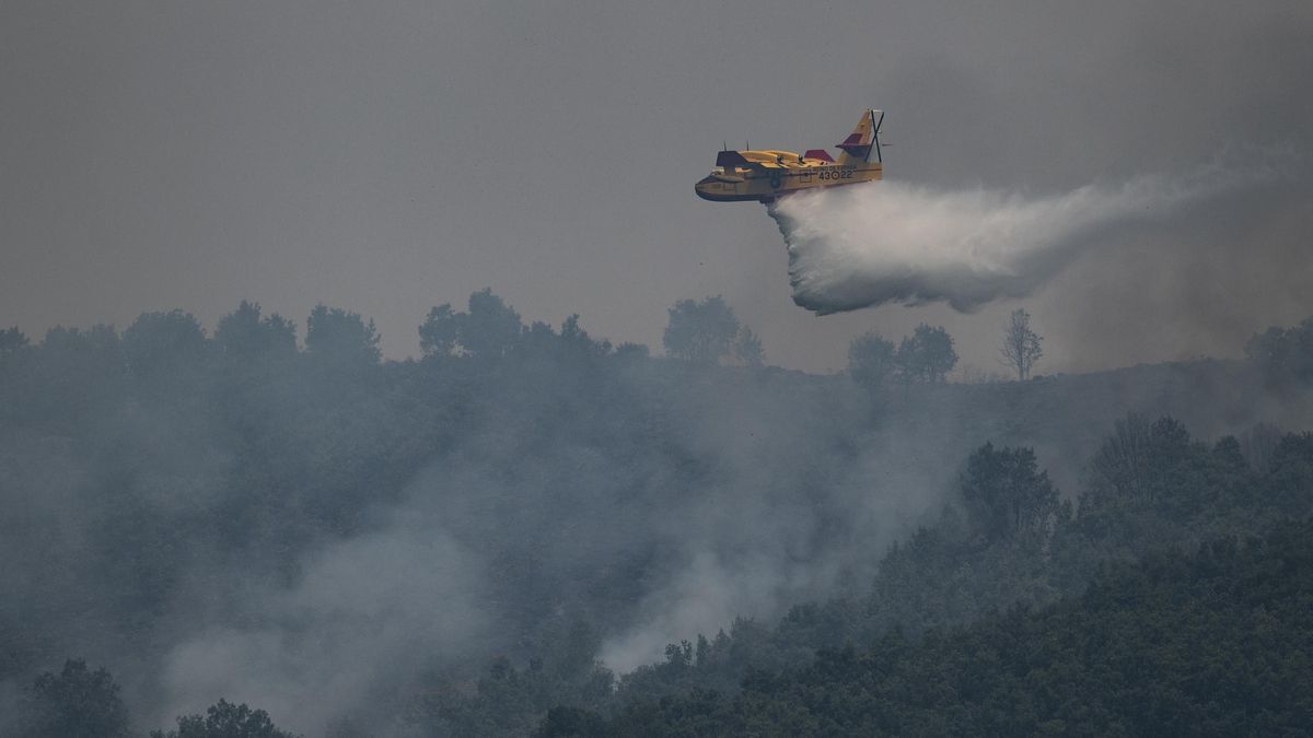 "Hoy puede ser un día clave" en la extinción del fuego de Jarilla, que se dirige hacia el Jerte y Tornavacas