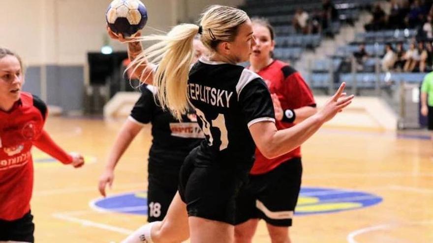 Keren Teplitsky, durante un partido con el Maccabi