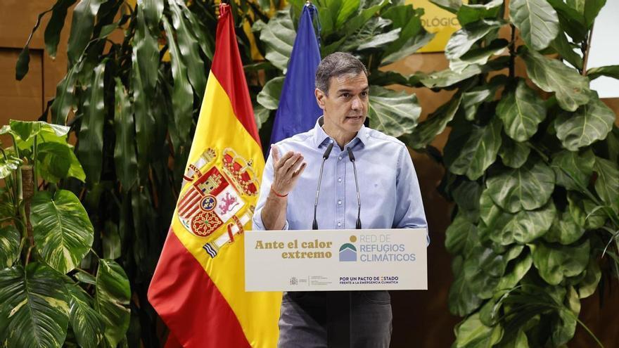 SÁNCHEZ EMERGENCIA CLIMÁTICA REFUGIOS | Sánchez pide unidad frente a la emergencia climática: «Esto sí es una prioridad nacional»