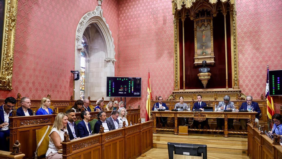 Imagen del pleno de este miércoles.
