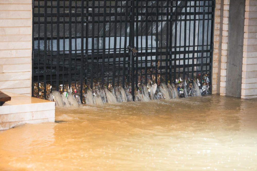 El temporal inunda Alicante