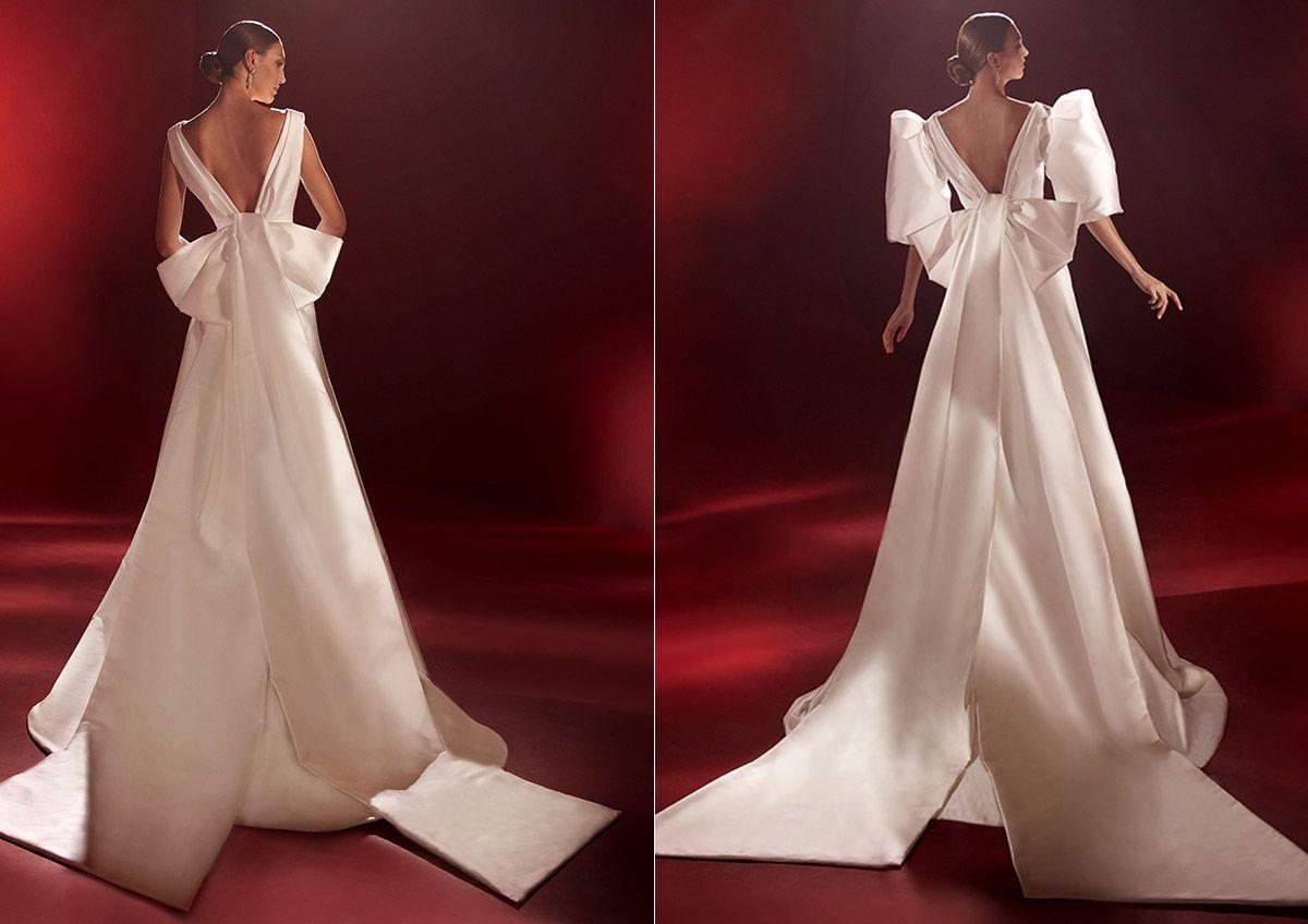 Vestido de novia con mangas extraíbles 'Callas', de Pronovias