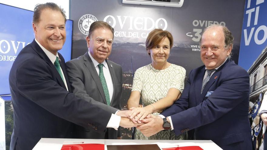 Canteli exige más apoyo al Principado para impulsar Oviedo como origen del Camino