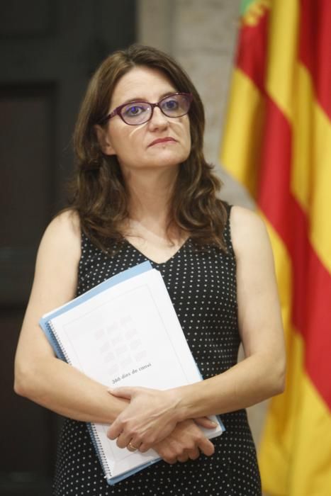 Puig y Oltra hacen balance de un año en el Consell