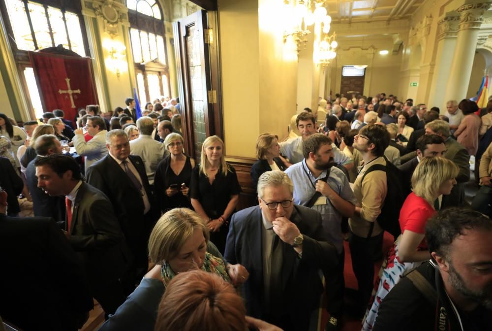 Toma de posesión de Adrián Barbón como presidente del Principado