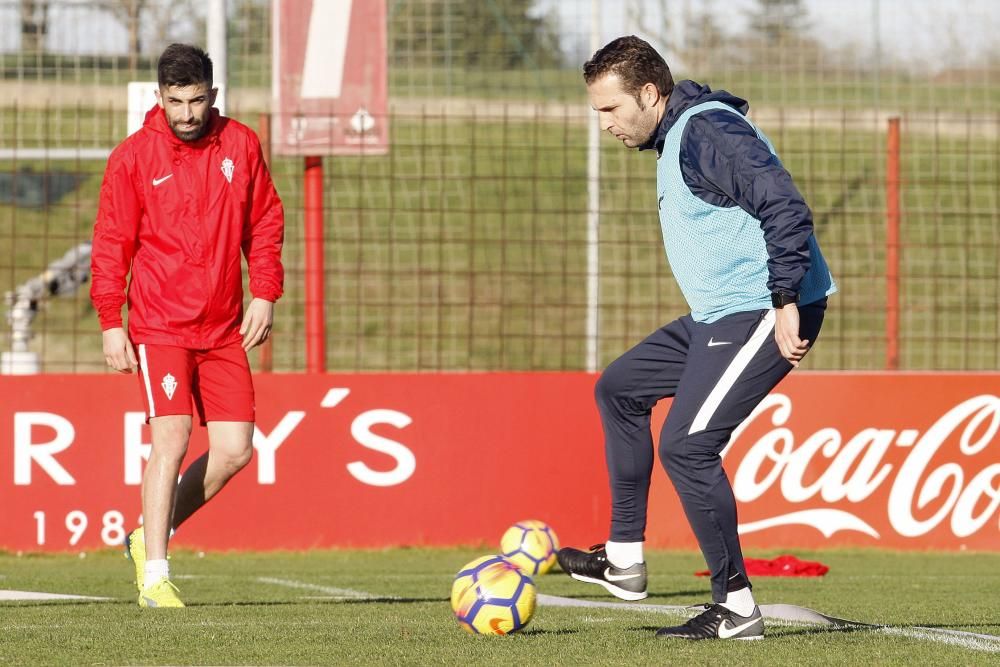 Entrenamiento del Sporting