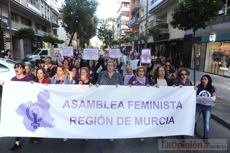 Manifestación contra la violencia patriarcal en Murcia